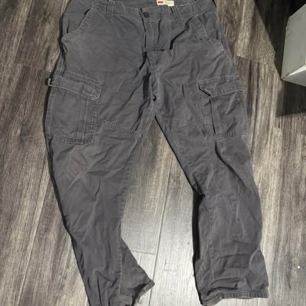 Wrangler Relaxed Fit Cargo Pants Grey